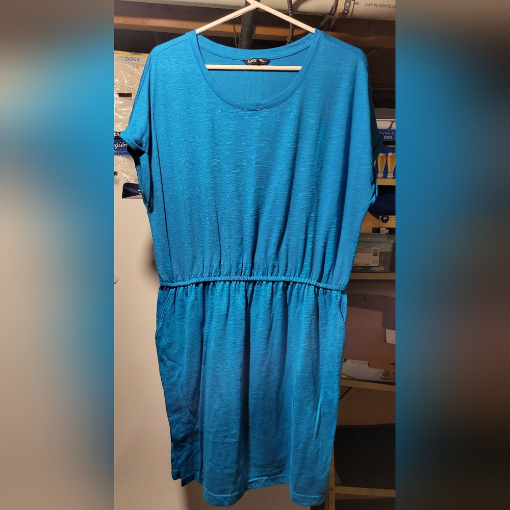 Teal Blue Dress